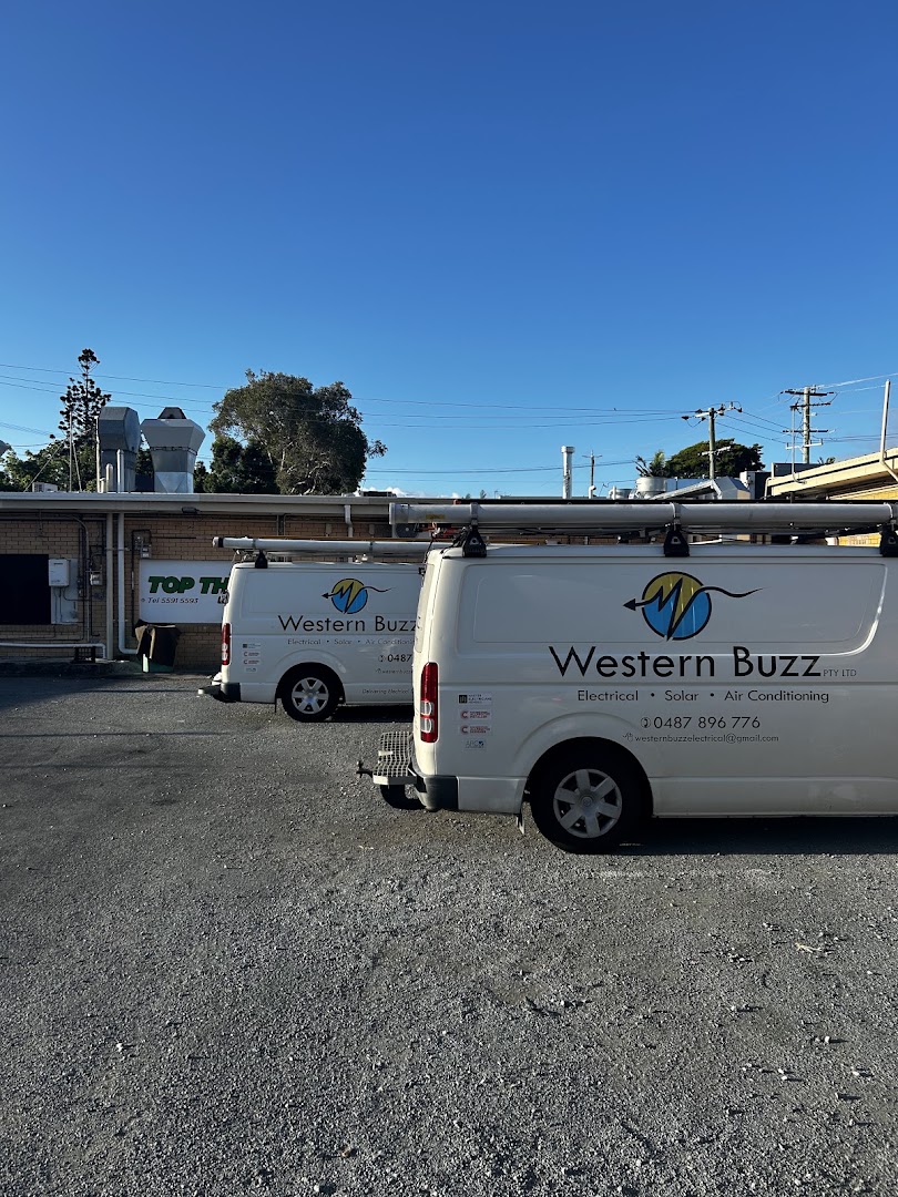 Western Buzz service vans on site